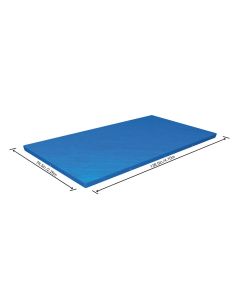 Bâche de couverture pour piscines rectangulaires 400 x 211 x 81 cm