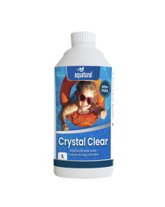 Aquatural Crystal Clear pour Eau de Piscine et Spa Cristalline 1 ltr