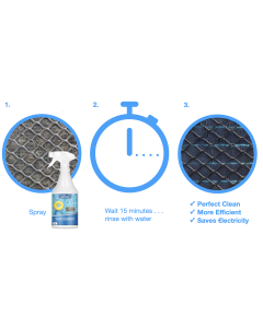 Aquatural Grid Cleaner pour Nettoyage Pompe à Chaleur et Airco 1 ltr